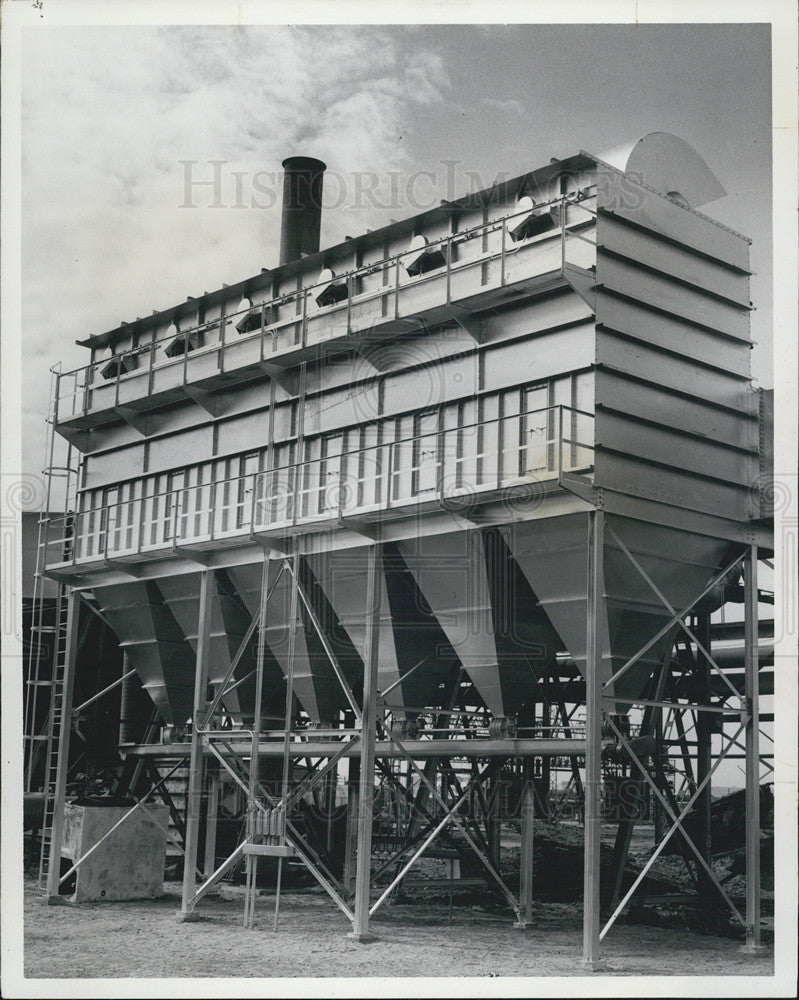 1968 Press Photo Florida Steel emissions collector - Historic Images