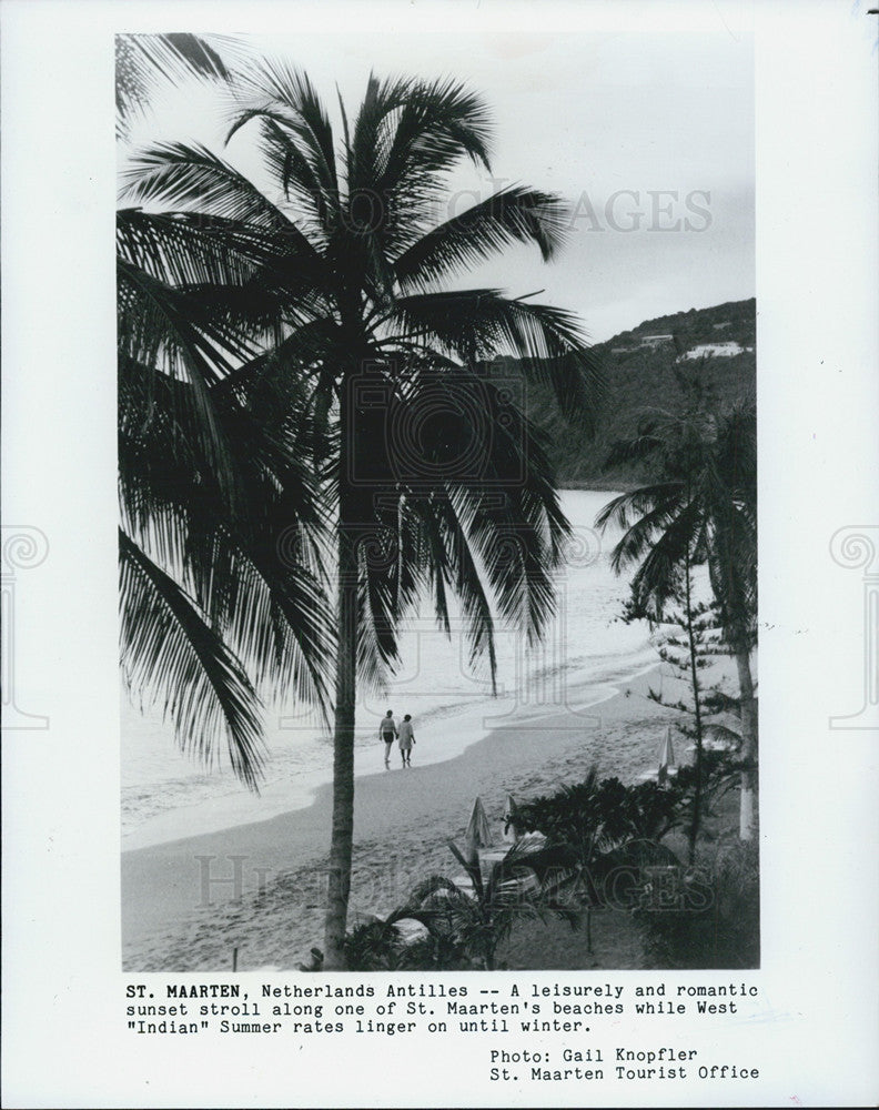 1970 Press Photo St. Maarten, Netherlands Antilles - Historic Images