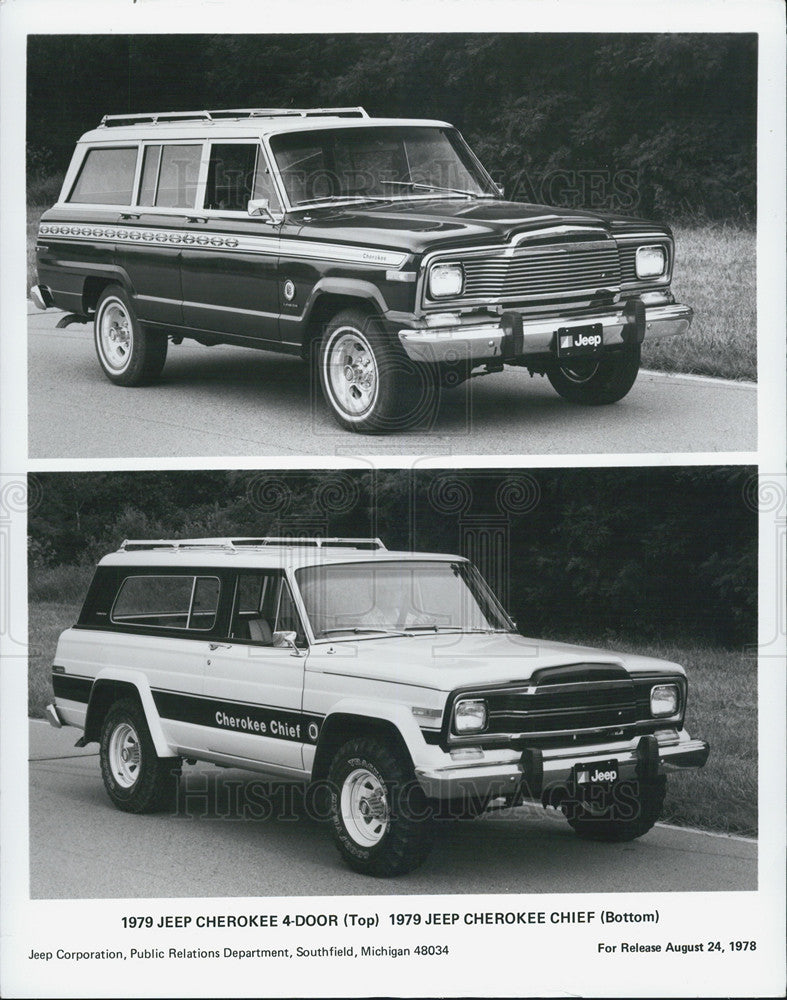 1979 Press Photo Jeep Cherokee 4-Door - Historic Images