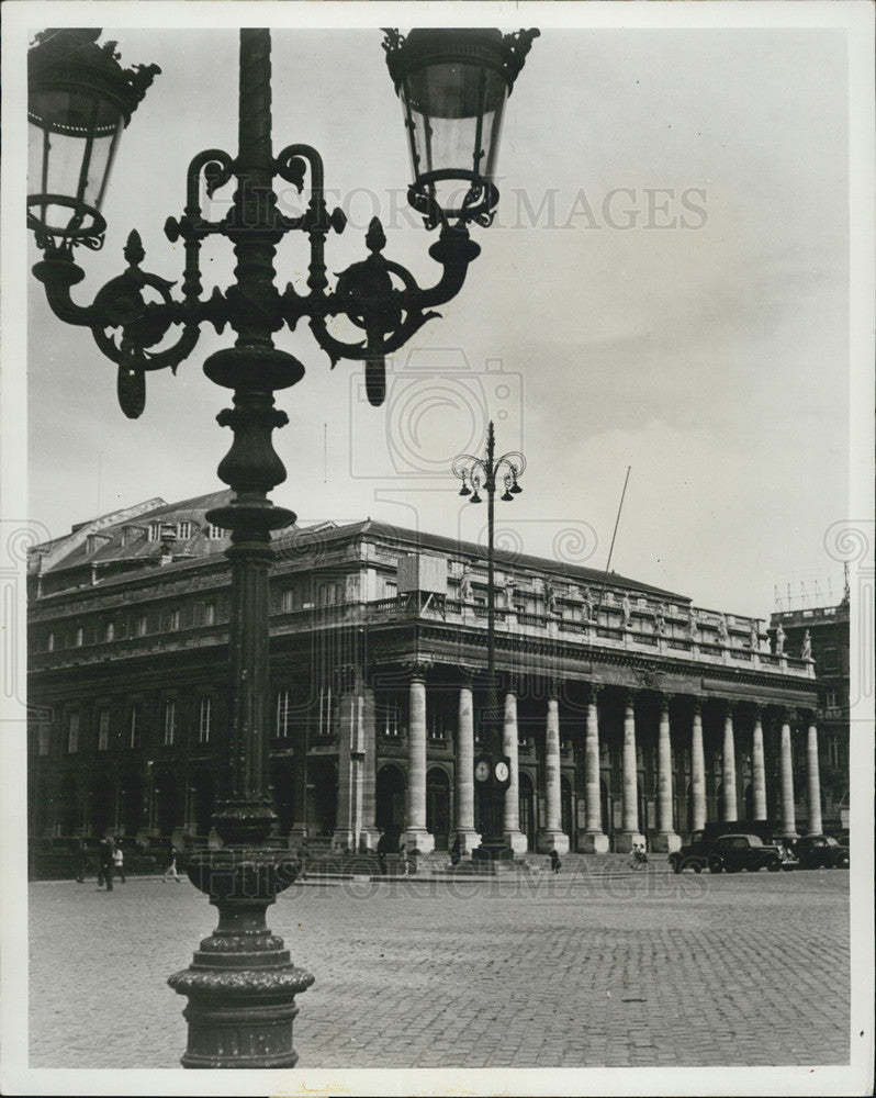 1964 Press Photo Bordeaux Grand Theatre Exterior Gascony France - Historic Images