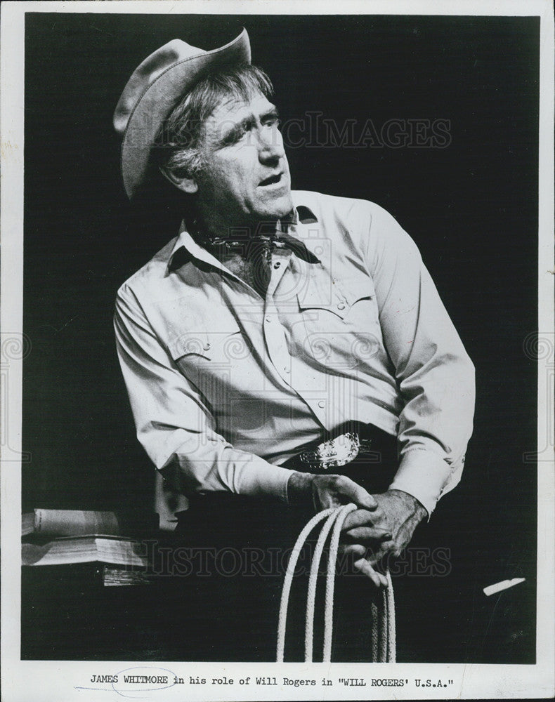 1970 Press Photo James Whitmore/American Actor - Historic Images