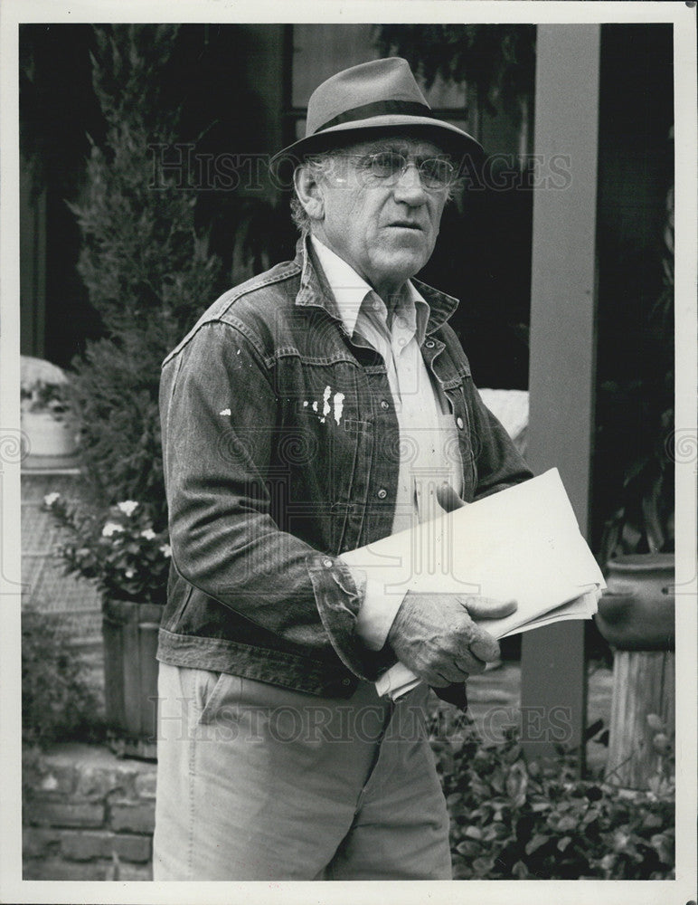 1980 Press Photo James Whitmore/American Actor - Historic Images