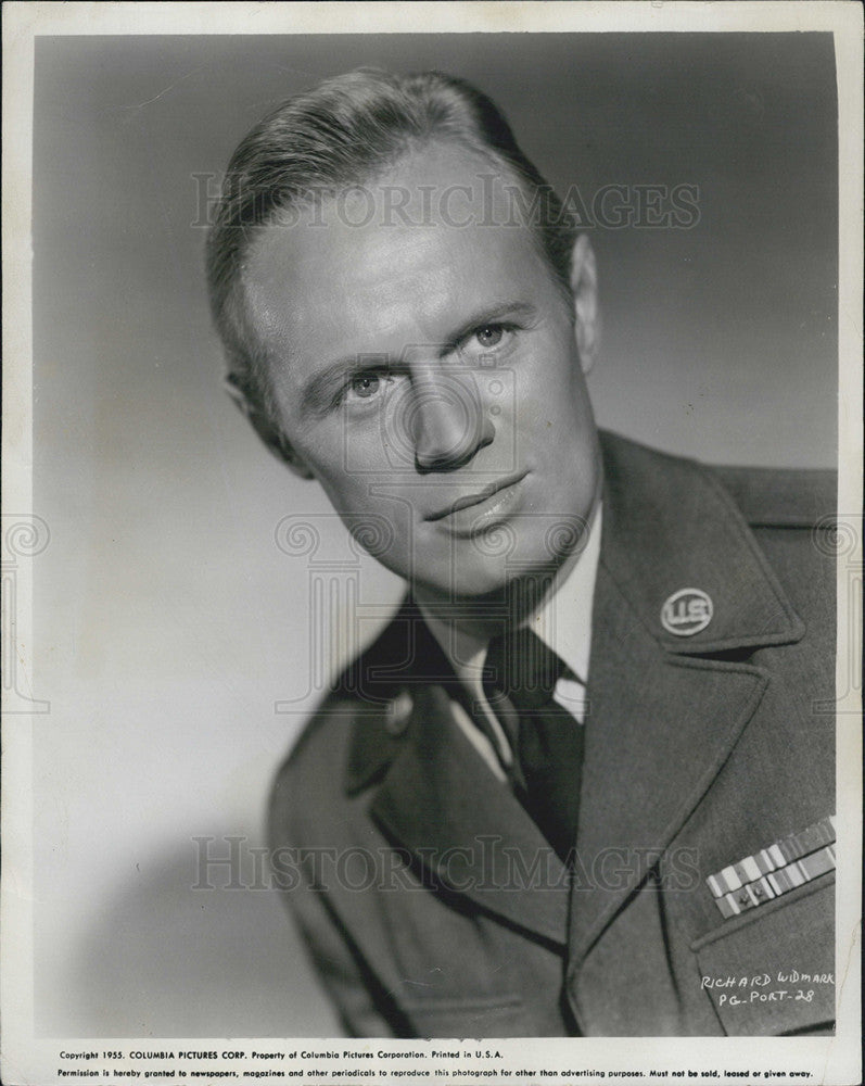 1955 Press Photo Richard Widmark, A Prize of Gold - Historic Images