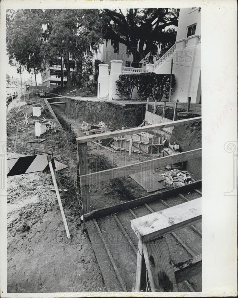 1974 Press Photo Repair of Florida Capitol Building - Historic Images