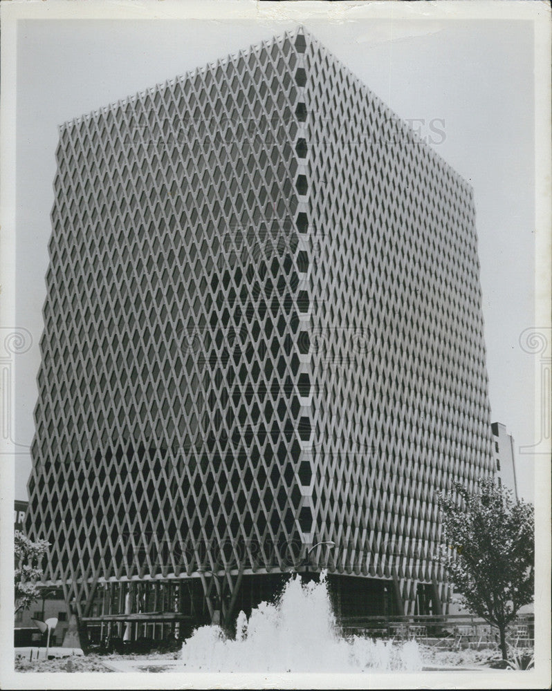 1964 Press Photo Pittsburgh Pennsylvania Skyscraper/Golden Triangle - Historic Images