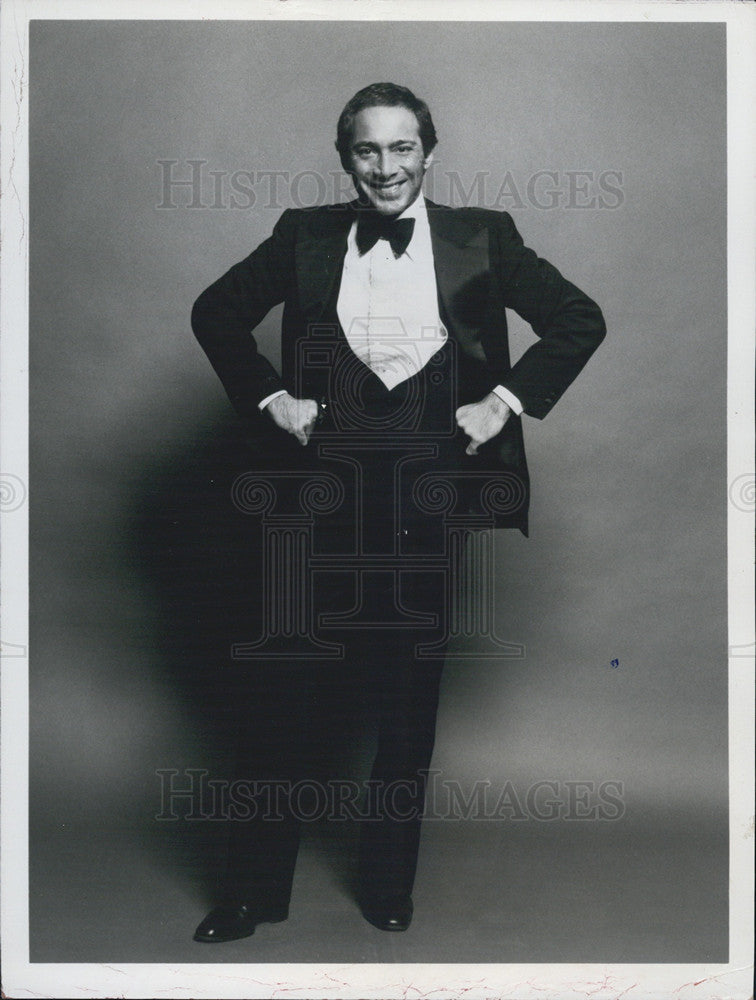 1977 Press Photo Paul Anka/Canadian Singer Songwriter/Actor - Historic Images