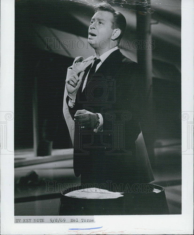 1970 Press Photo Actor Mel Torme - Historic Images