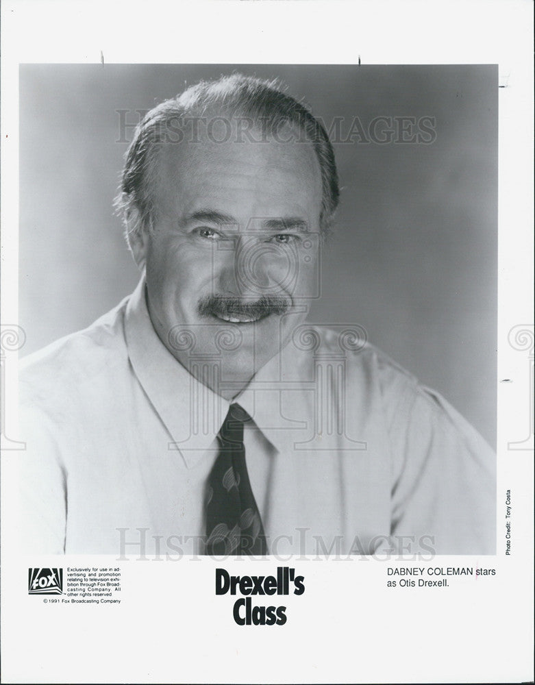 1991 Press Photo Dabney Coleman in &quot;Drexell&#39;s Class&quot; - Historic Images
