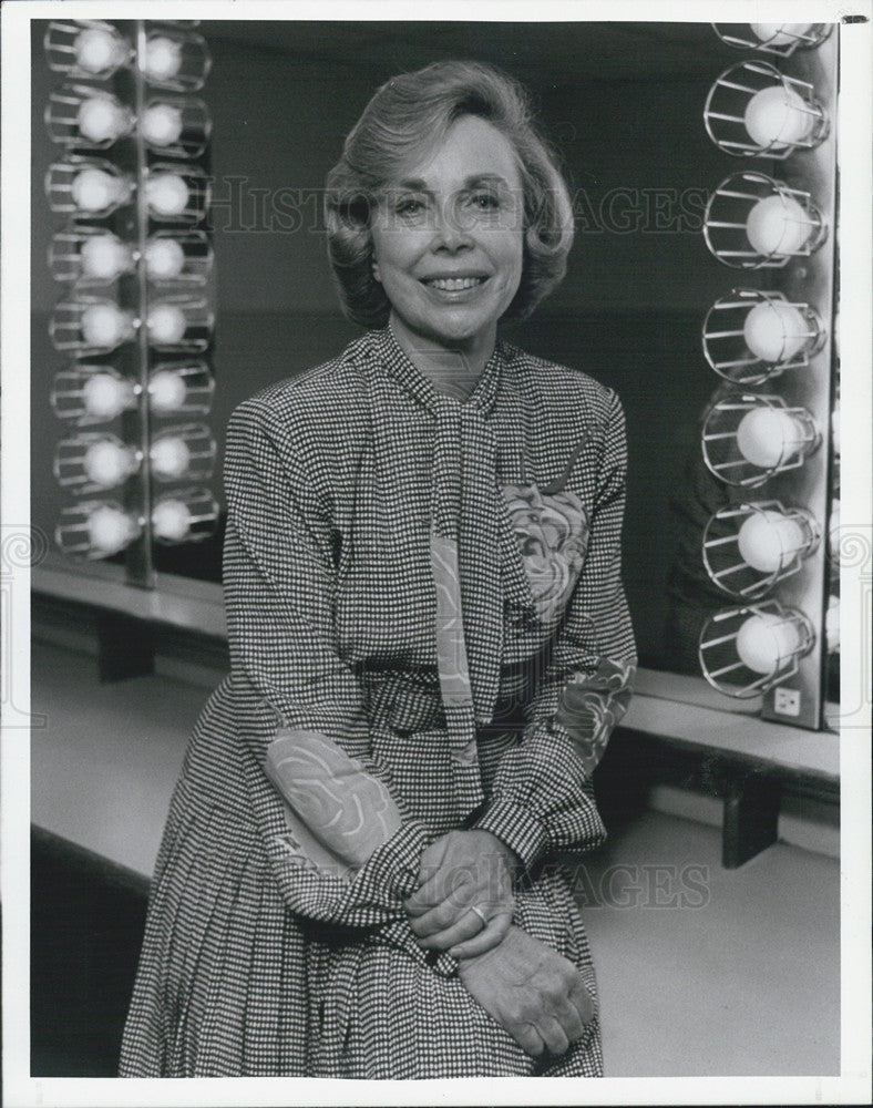 1989 Press Photo Dr. Joyce Brothers - Historic Images