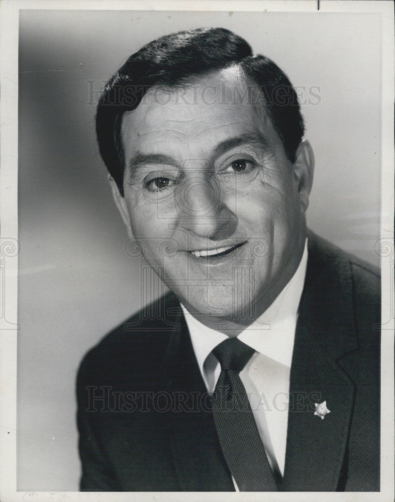 1970 Press Photo Comedian Actor Danny Thomas NBC Television - Historic Images