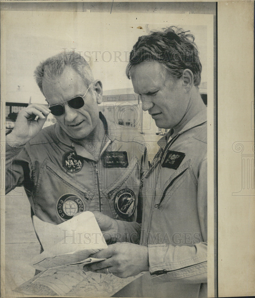 1975 Press Photo Astronaut Donald K Slayton Before US Soviet Space Mission - Historic Images