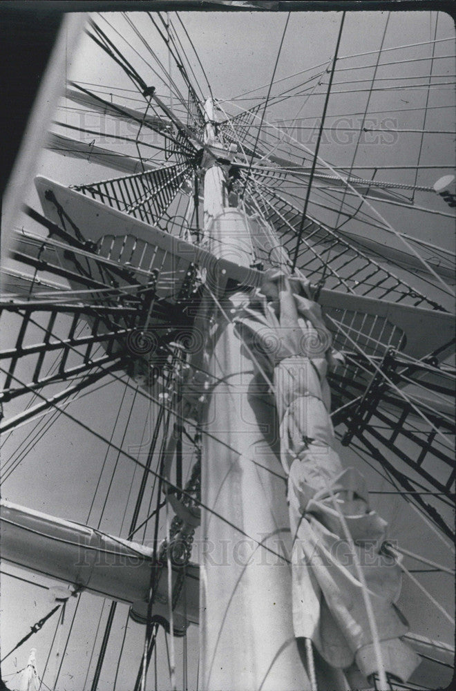 1973 Press Photo Star Of India Ship San Diego Masts - Historic Images