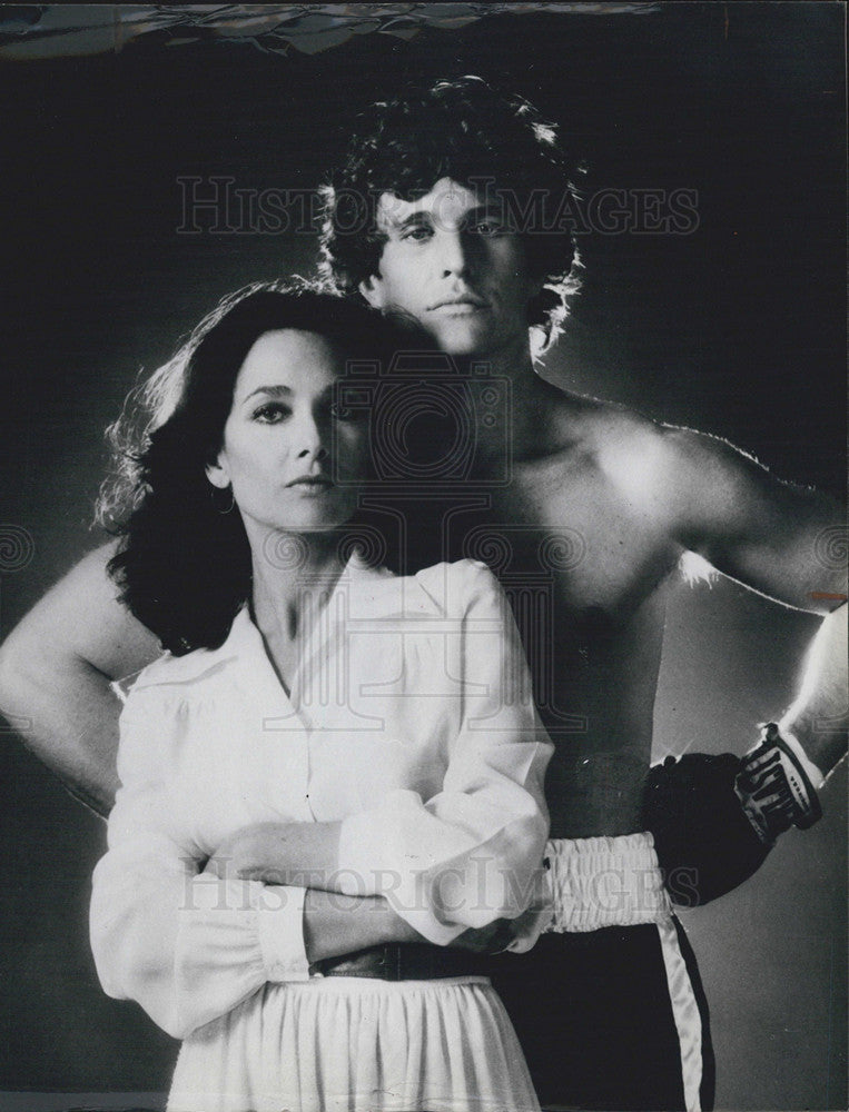 1979 Press Photo Suzanne Pleshette Tom Berenger Actors Flesh And Blood - Historic Images