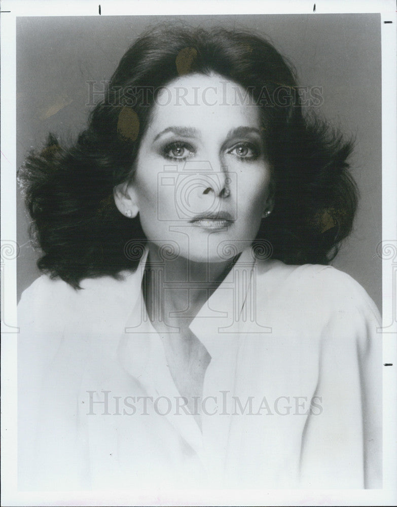 1985 Press Photo Suzanne Pleshette Actress Bridges To Cross - Historic Images