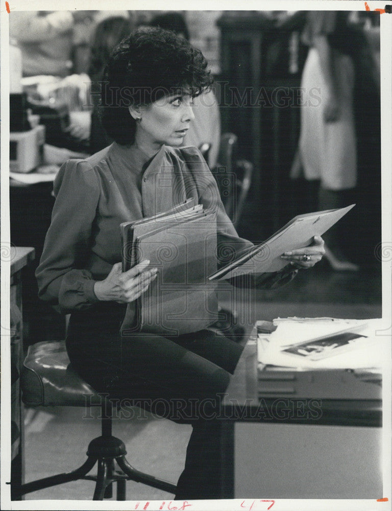 1984 Press Photo Suzanne Pleshette Actress Show - Historic Images