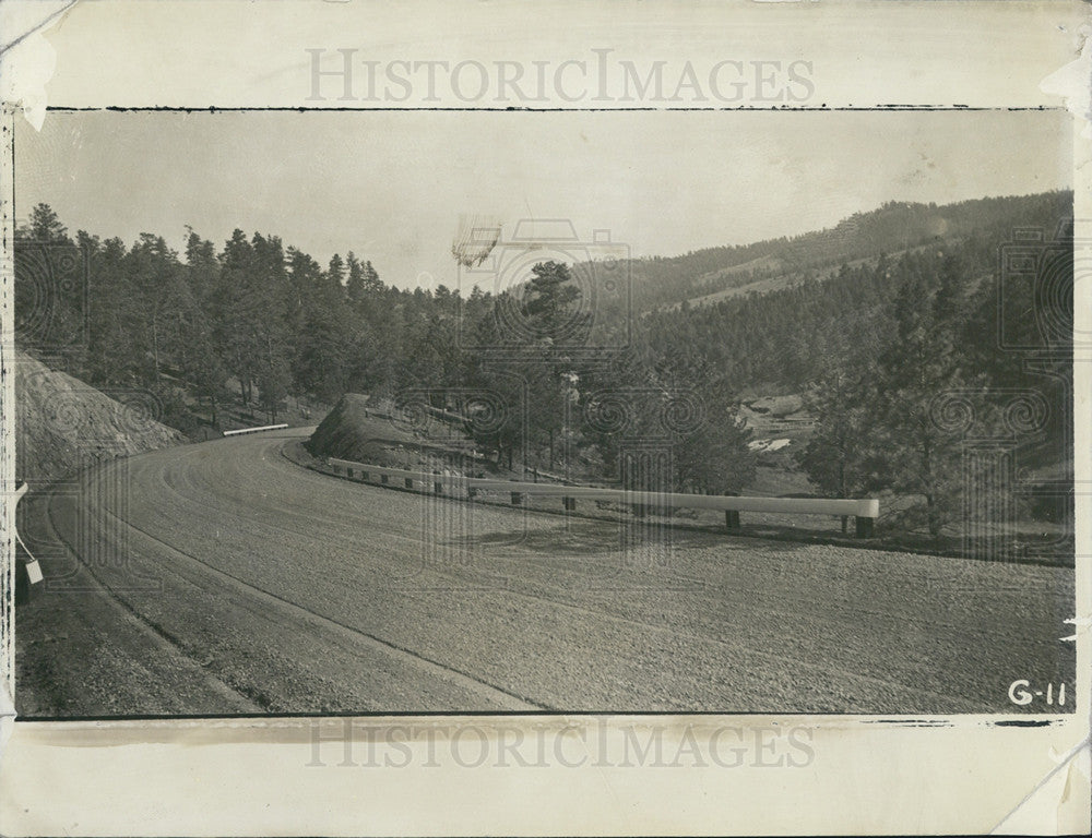 1937 Press Photo New Floyd Hill Road in Colorado - Historic Images