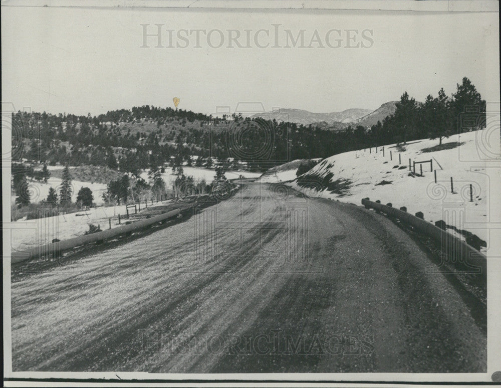 1938 Press Photo Top of Floyd Hill - Historic Images