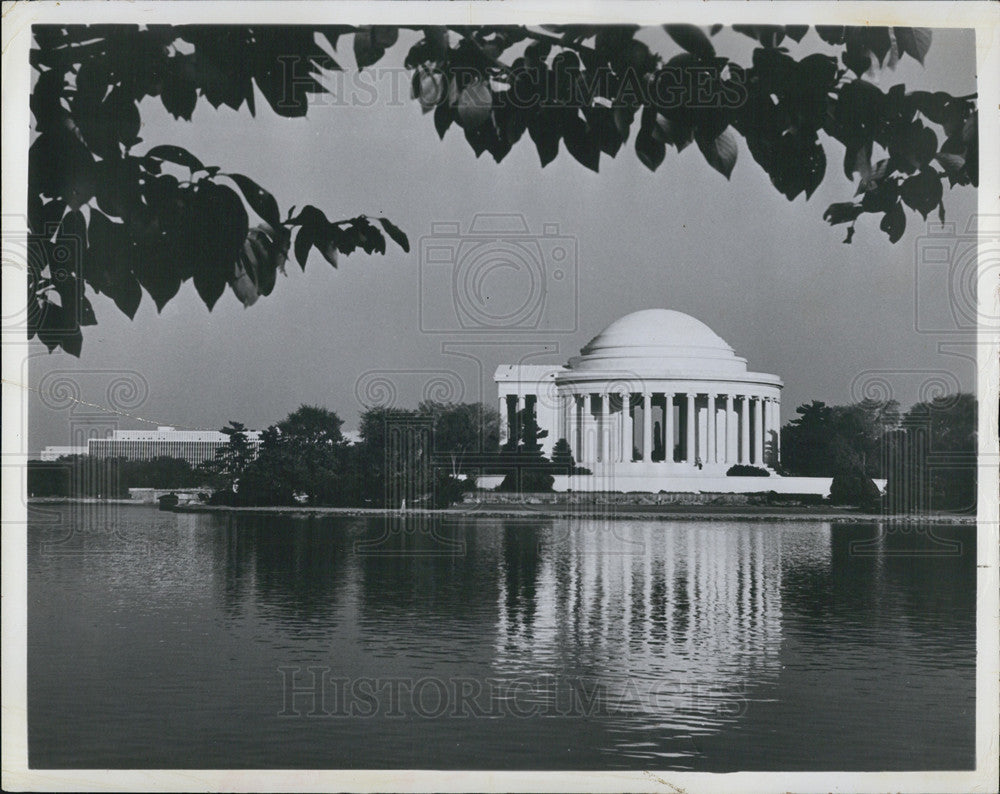 1971 Press Photo Jefferson Memorial Washington DC - Historic Images