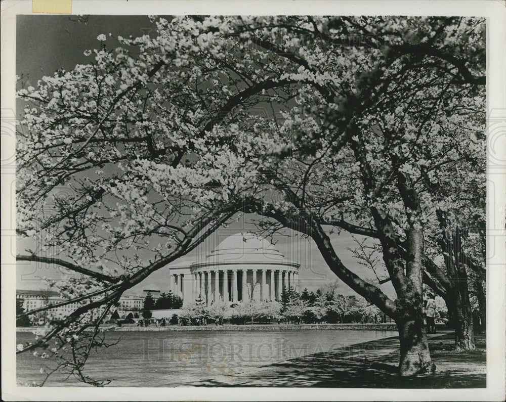 Press Photo Jefferson Memorial Washington Dc - Historic Images
