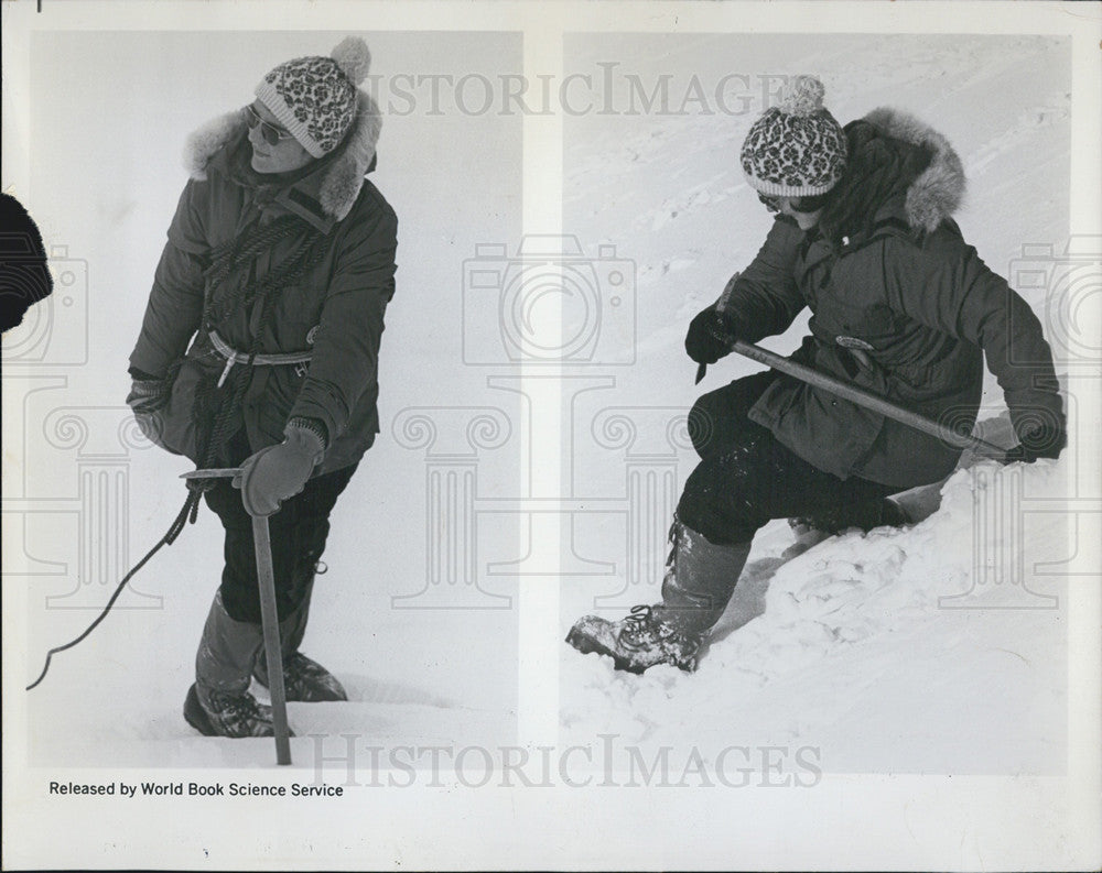 1970 Press Photo Terry Lee Tickhill at the South Pole - Historic Images