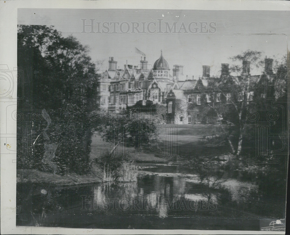 1936 Press Photo Sandringham House, England - Historic Images