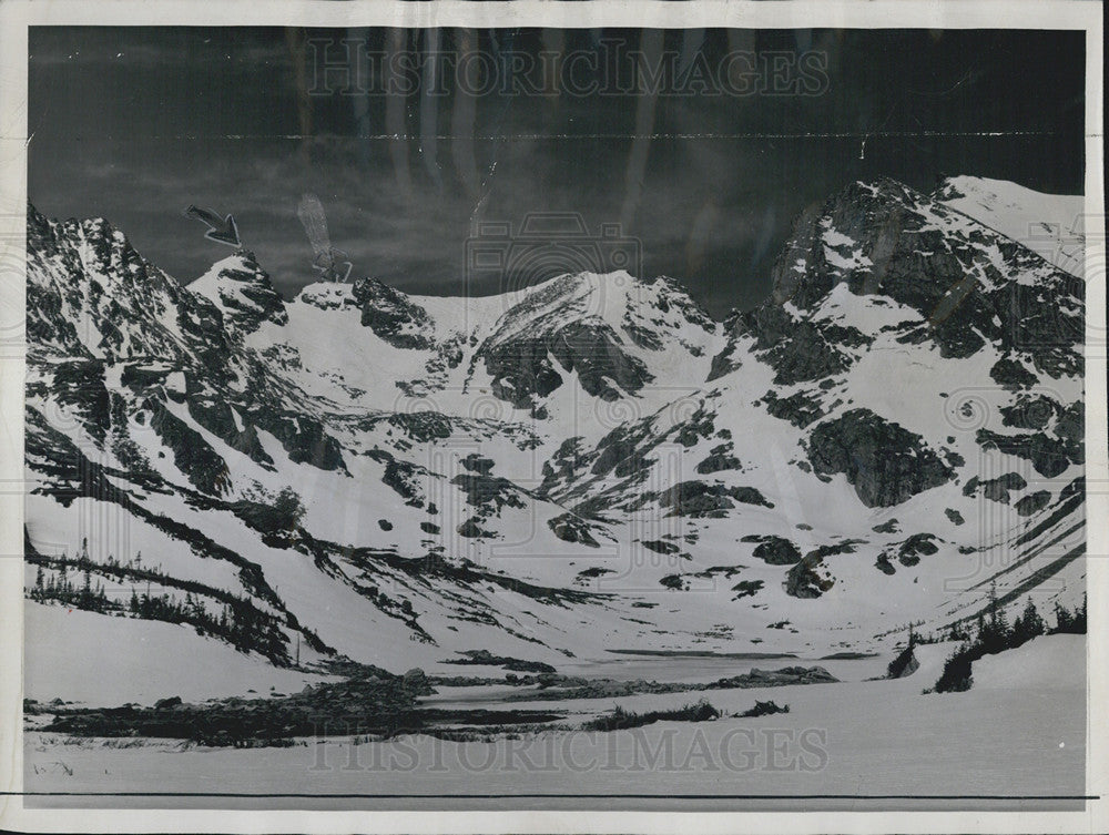 1946 Press Photo Colorado mountains Isabel Glacier - Historic Images