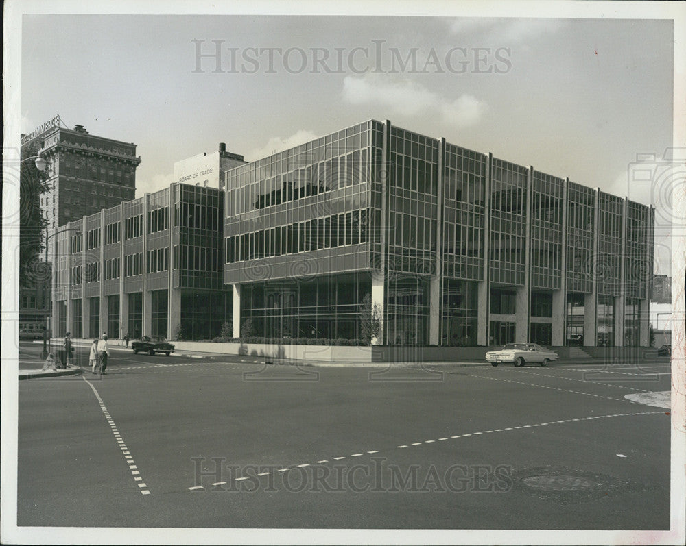 1965 Press Photo Norfolk New Central Library Exterior Downtown Project Land - Historic Images