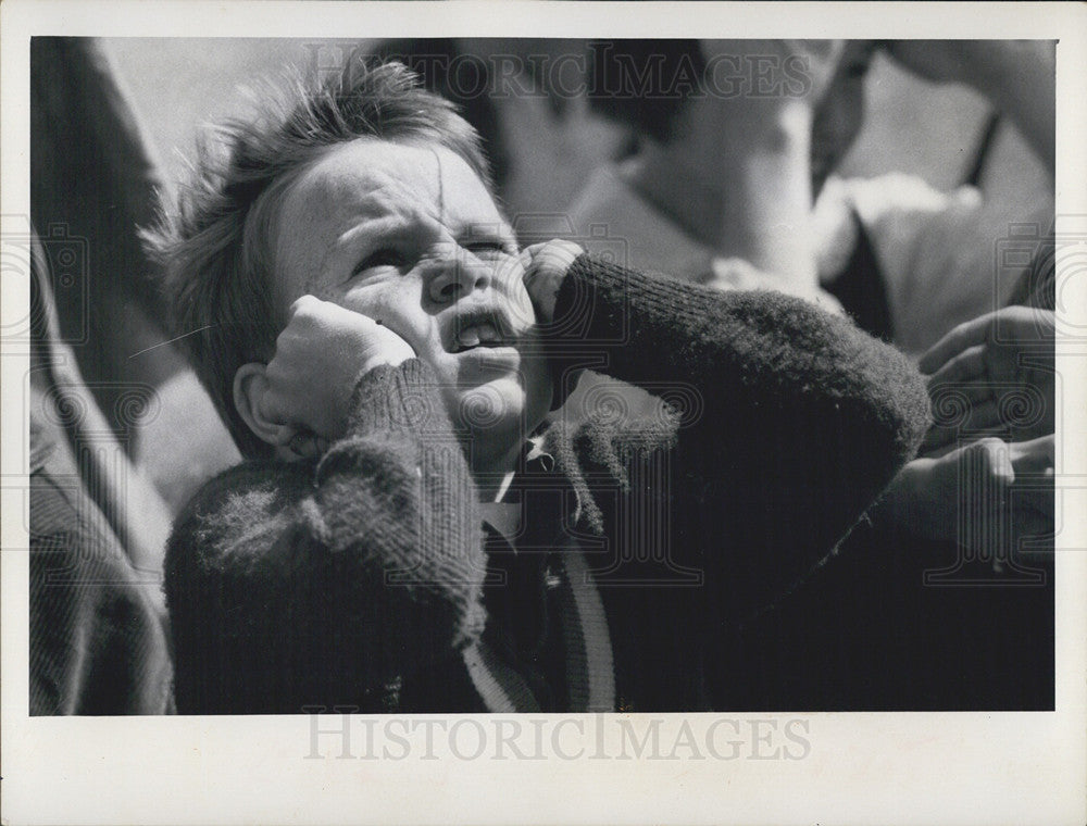 1969 Press Photo Keswick Christian School Students Launch Model Rockets - Historic Images