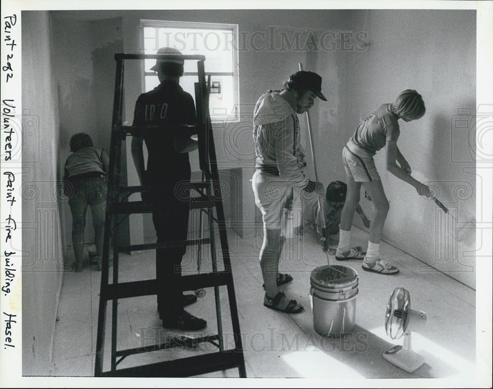 Press Photo Fire Station In Indian Rocks Beach - Historic Images