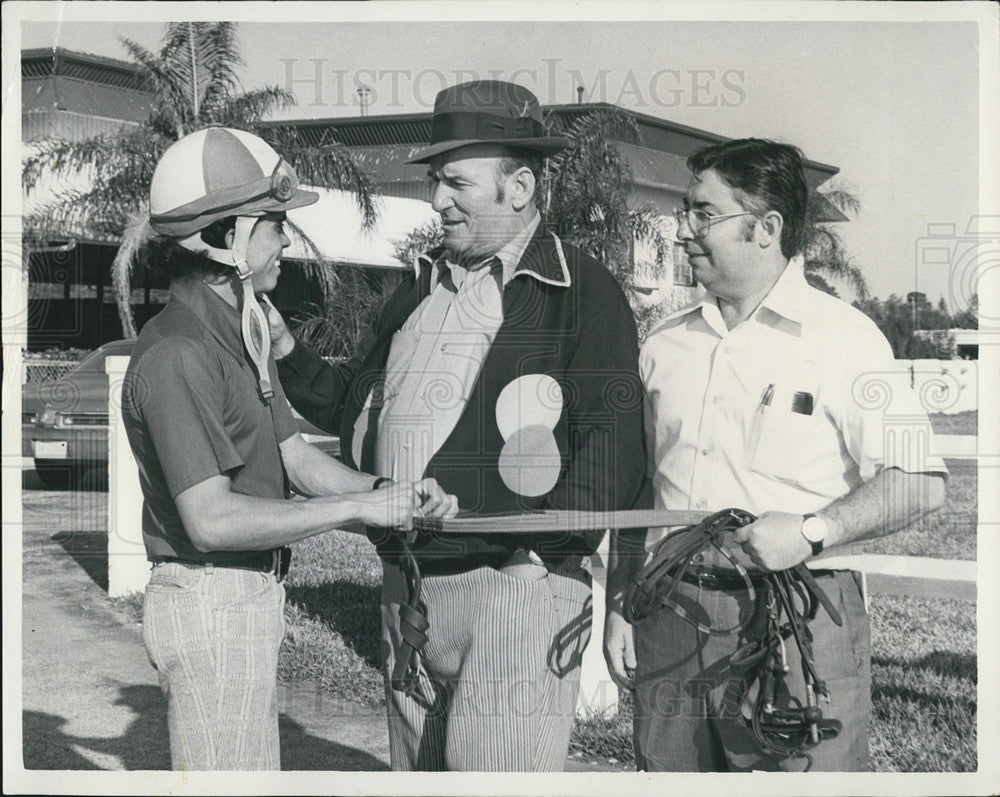 1974 Press Photo Florida Downs, Ben Feliciano, Guicardo, Sergio Lozano Paz - Historic Images