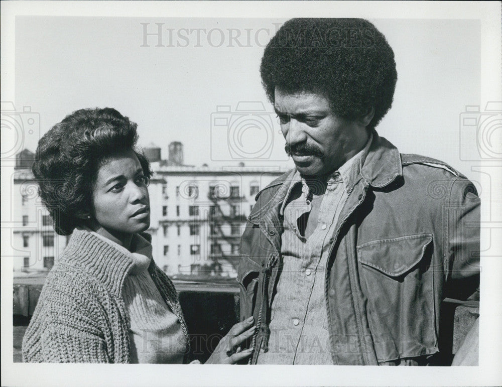 1979 Press Photo Saundra Sharp and Dick Anthony Williams in &quot;Hollow Image on ABC - Historic Images