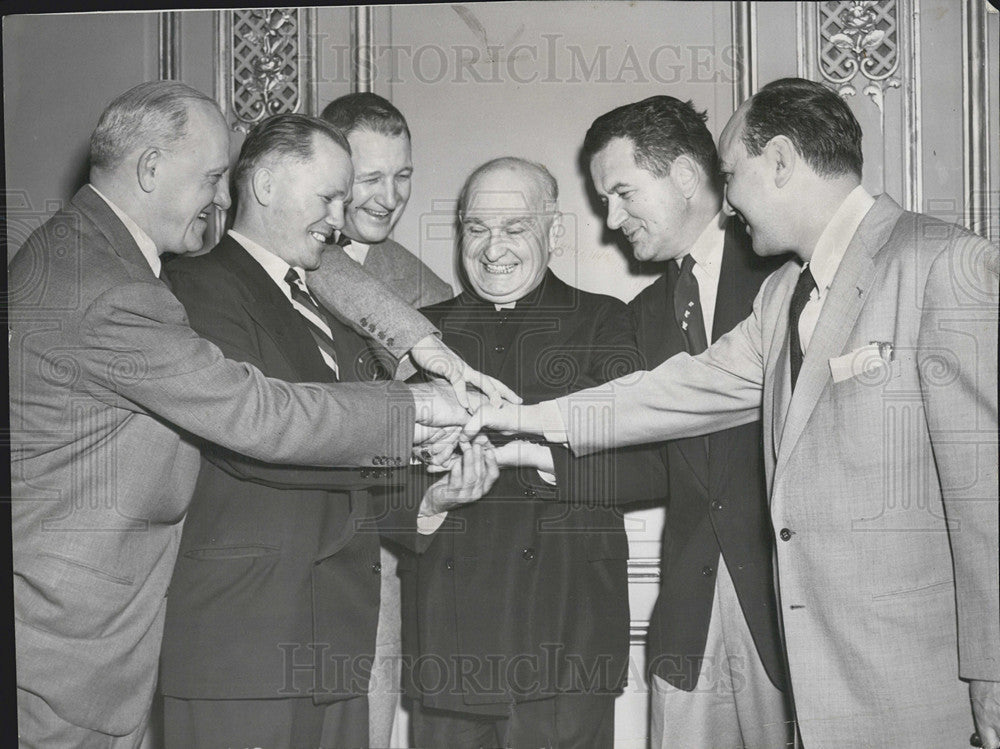 1954 Press Photo Joe Euharich of Washington red skins - Historic Images