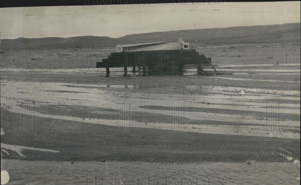 1935 Press Photo Glendo Wyoming Storm, Flood - Historic Images