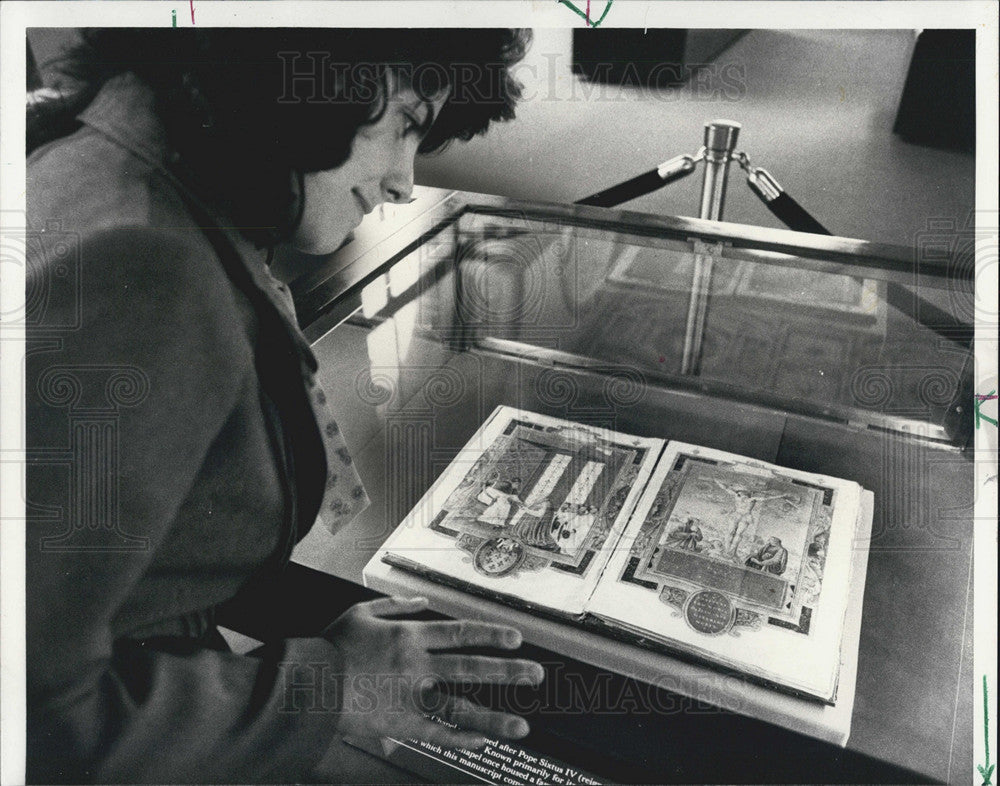 1979 Press Photo Marta O&#39;Neill, Asst Archivist, Special Collections Division - Historic Images