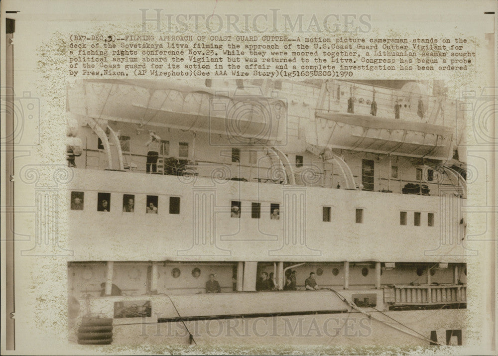 1970 Press Photo Trawler Sovetskaya Litva. - Historic Images