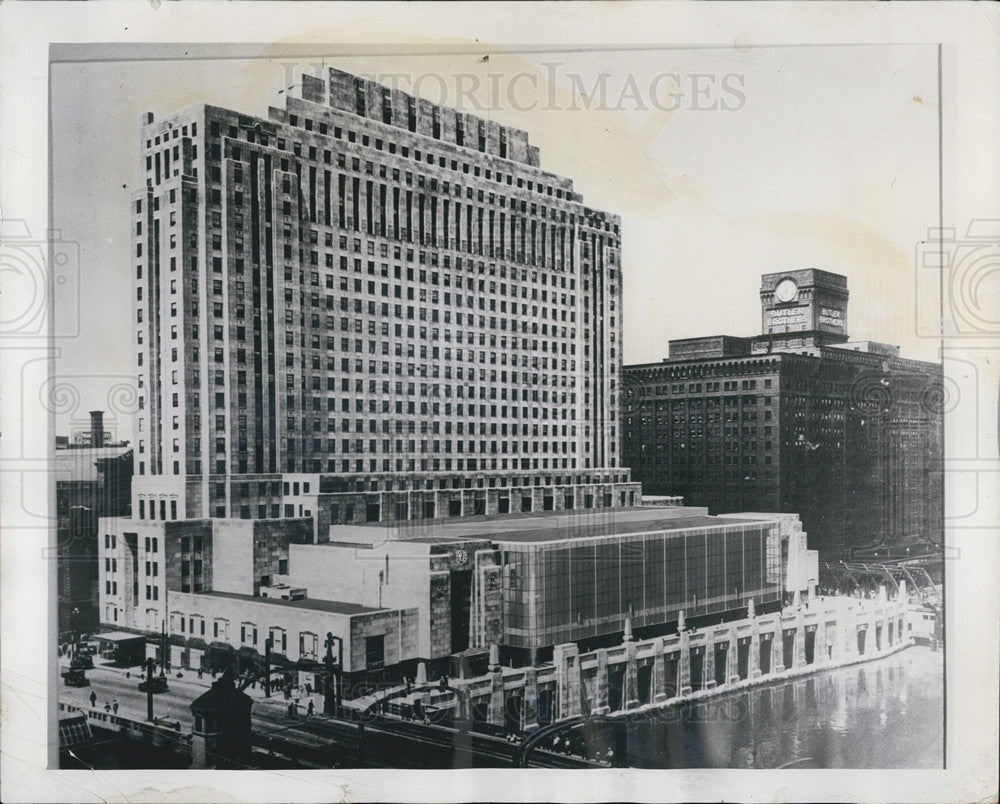 1956 Press Photo Chicago Daily News Building - Historic Images