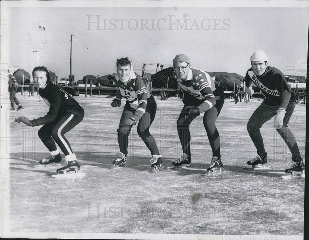 1958 Press Photo Ice Skater Kathy Sullivan - Historic Images