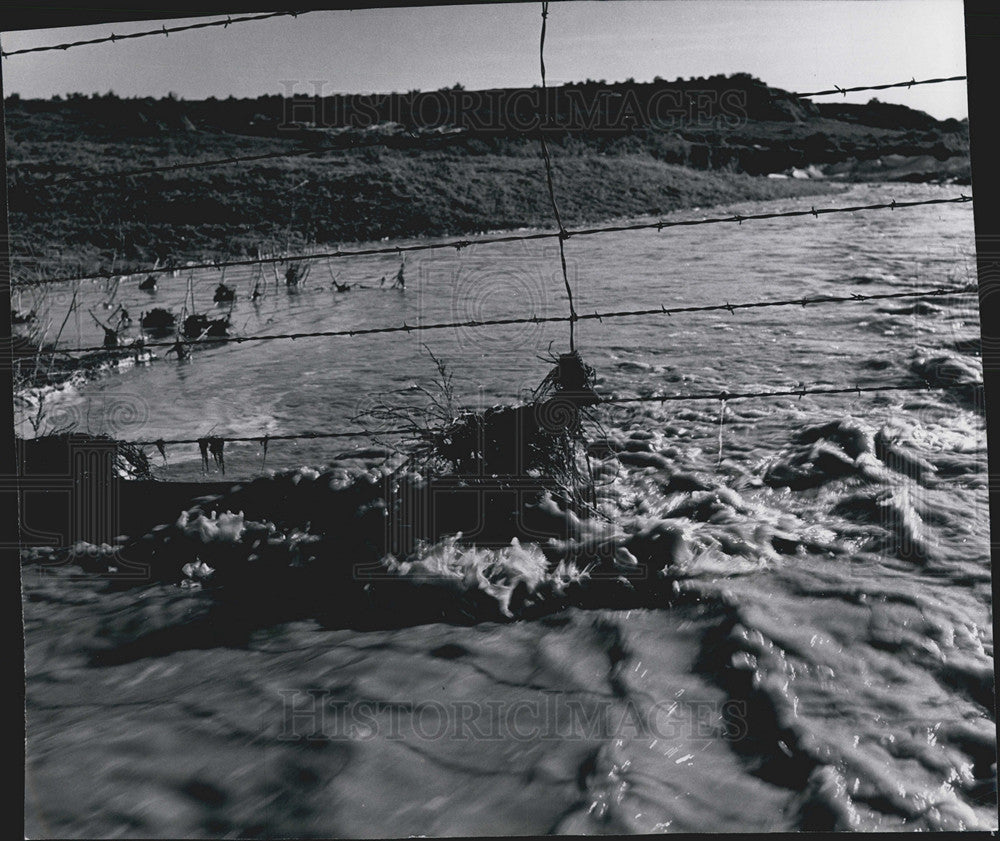 1957 Press Photo Flood in Colorado. - Historic Images