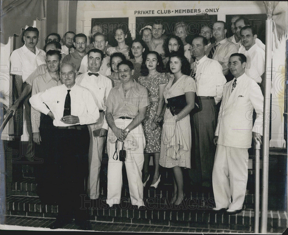 1946 Press Photo Guatemala El Salvador Government Airline Officials - Historic Images