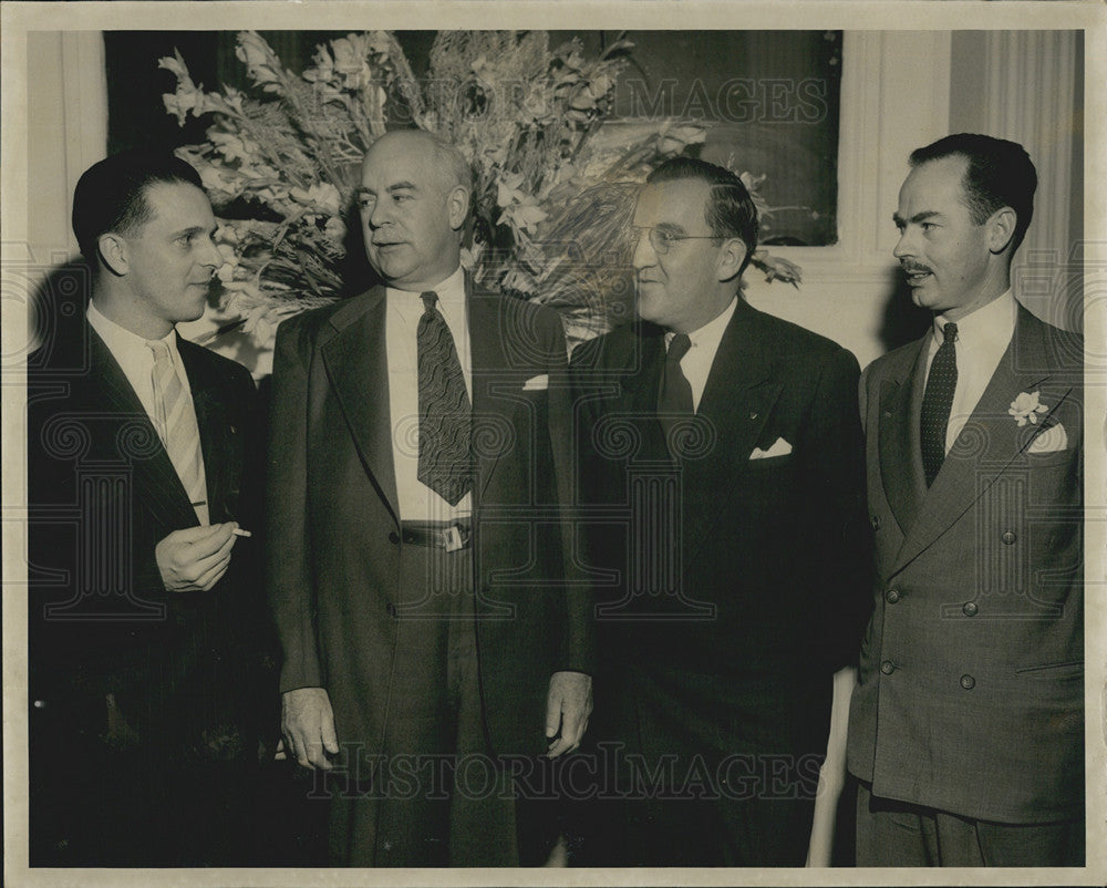 1950 Press Photo Trans-Canada Herb Seagram Dr Kenneth Dowd JG Maxwell - Historic Images