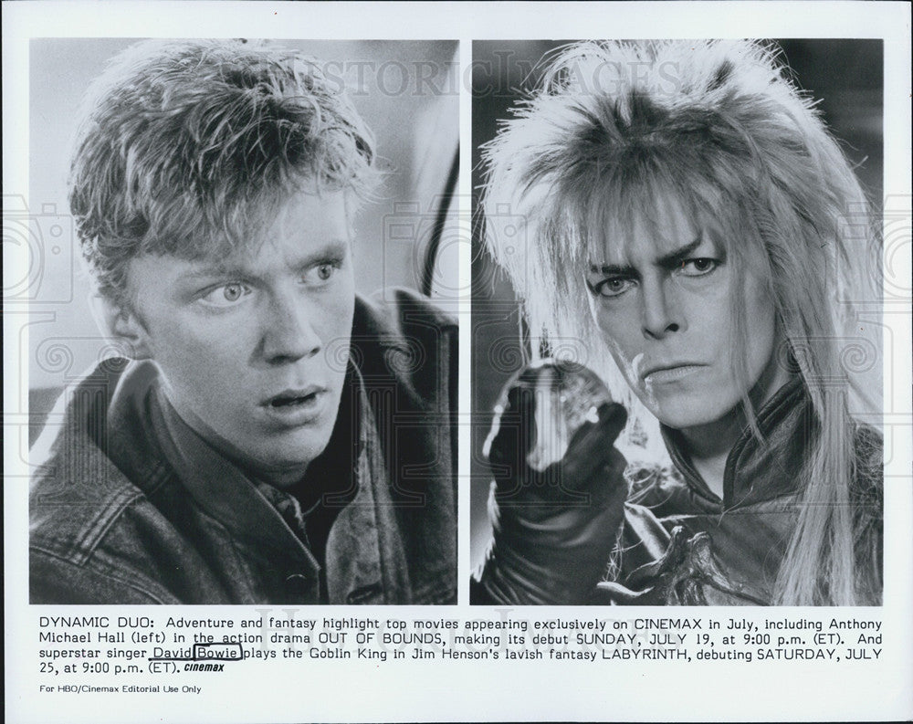 Press Photo Anthony MIchael Hall in the action drama Out of Bounds - Historic Images