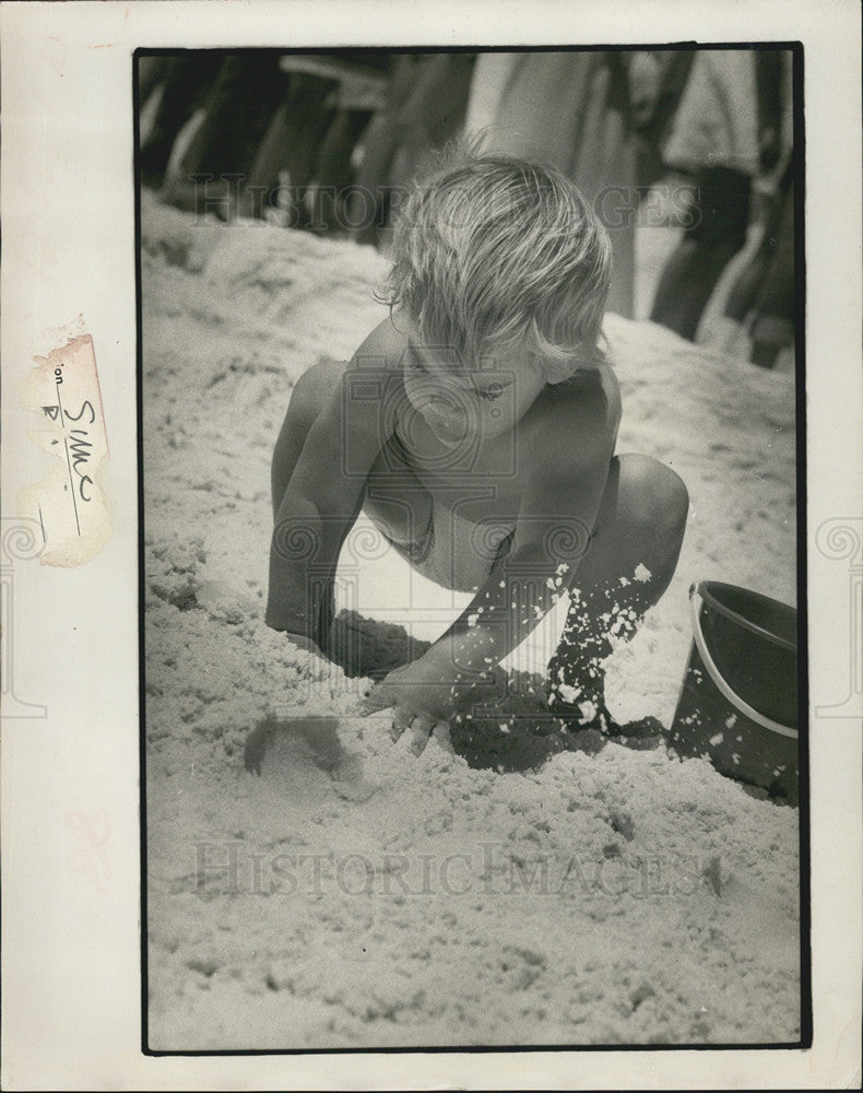 1973 Press Photo 7th Annual Intl Sandcastle Building Championship in Sarasota - Historic Images