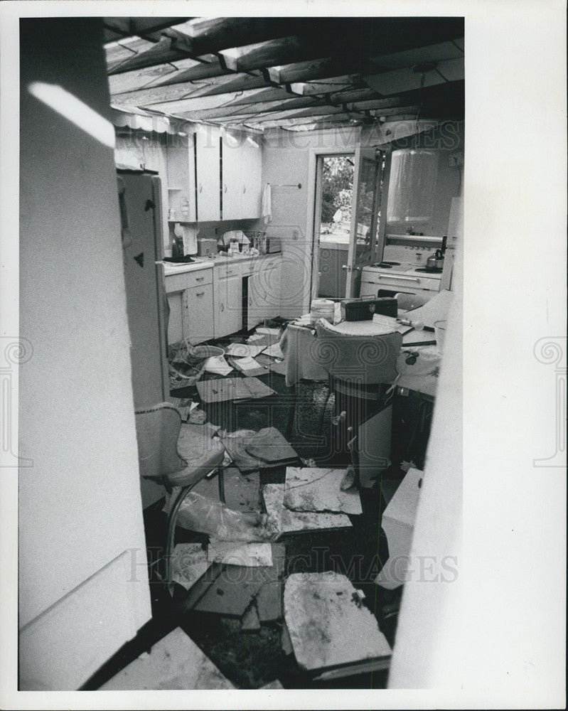 1973 Press Photo Pinellas Co Hit By Tornado - Historic Images