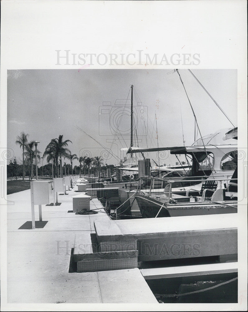 1963 Press Photo Sarasota Marina - Historic Images