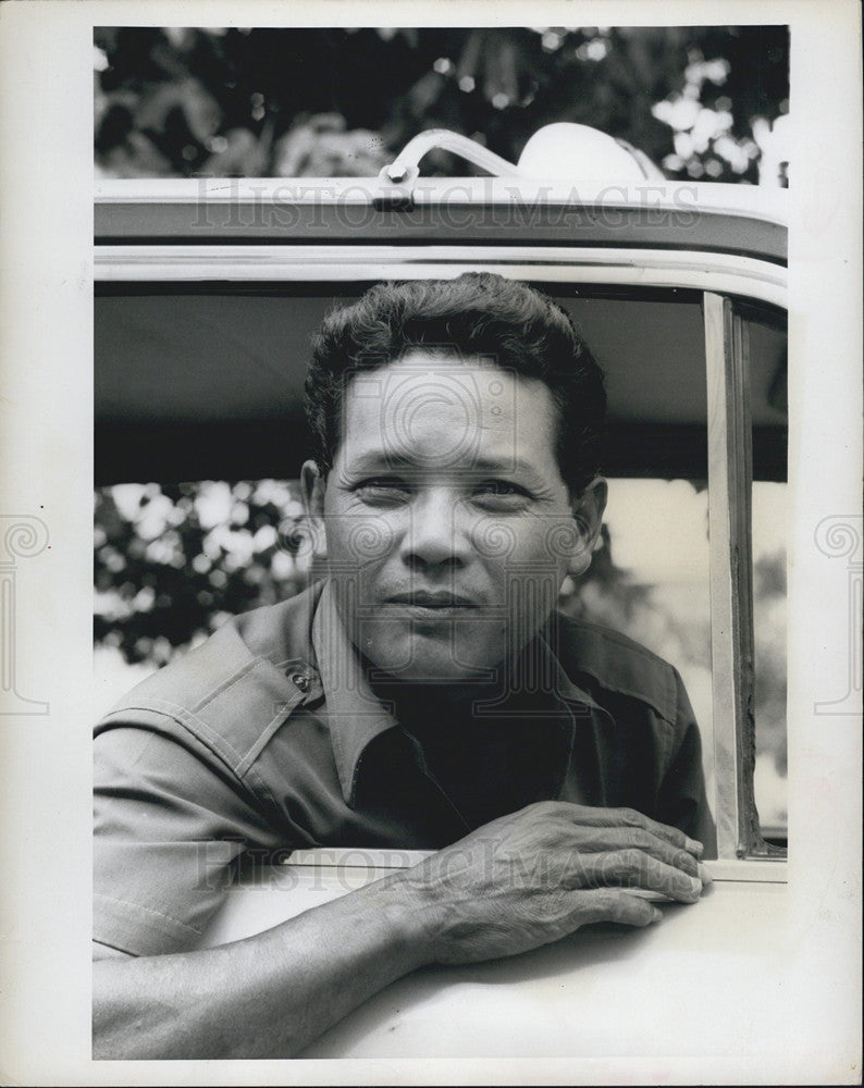 1968 Press Photo Bangkok Taxi Driver - Historic Images