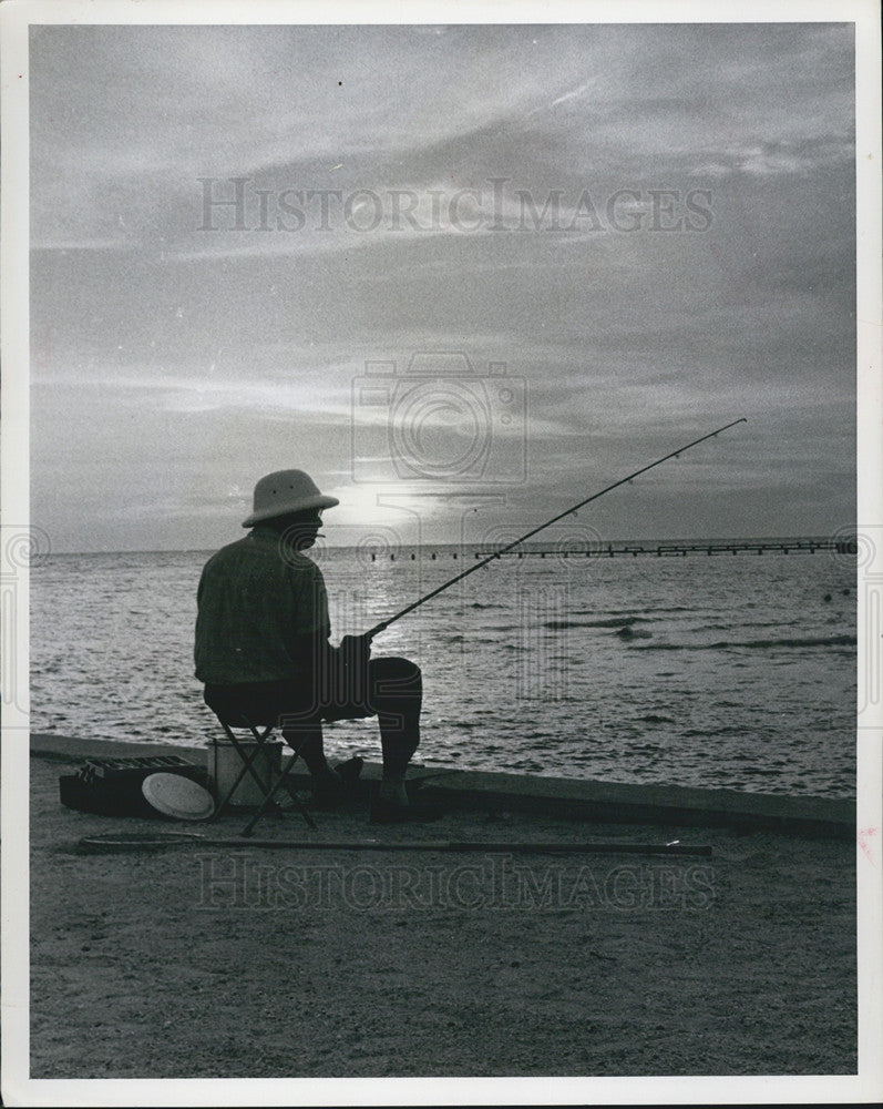 1963 Press Photo Sunset in Florida - Historic Images