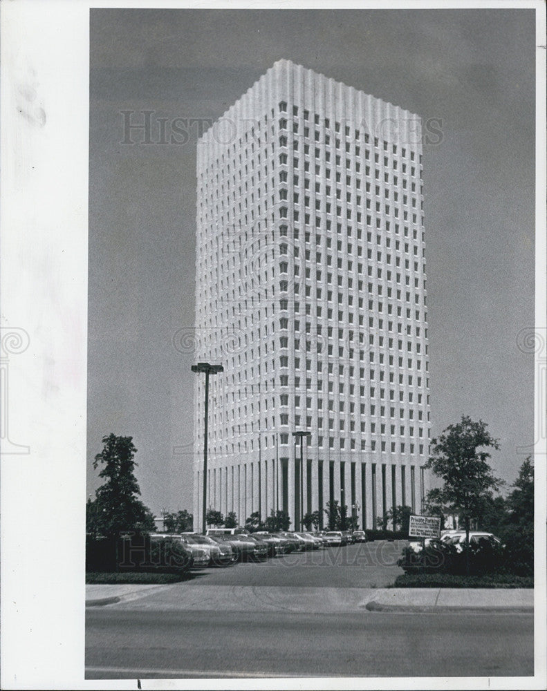 1977 Press Photo American National Insurance Building, Galveston Texas. - Historic Images