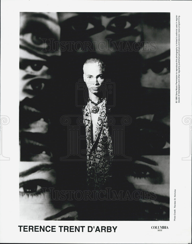 1985 Press Photo Terrence Trent D&#39;Arby - Historic Images