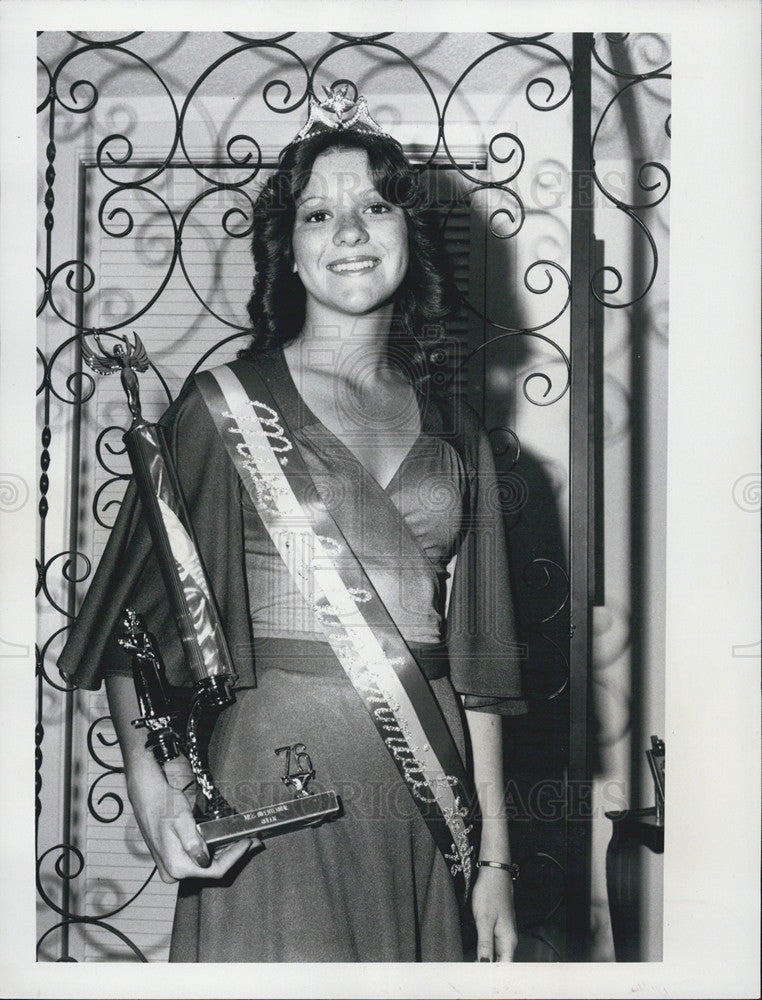 1976 Press Photo Miss Bicentennial, Michelle Marie Clark - Historic Images