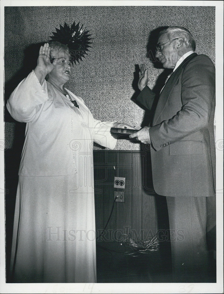 1979 Press Photo of new pres. of Beverly Hills Italian-American Club - Historic Images